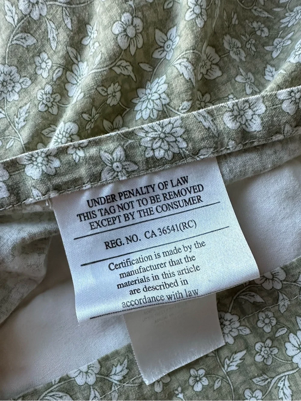 Vintage JCPenney Pastel Floral Quilted Pillow Shams Cover Cotton Size 21”X27”